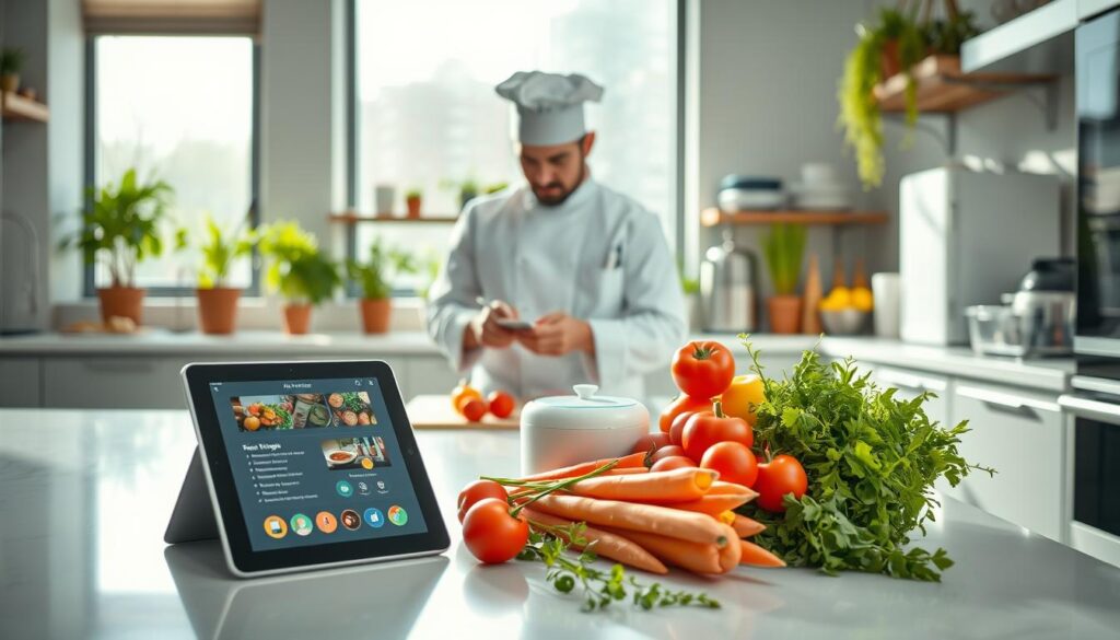 digitale Kücheninnovation regionale Rezepte