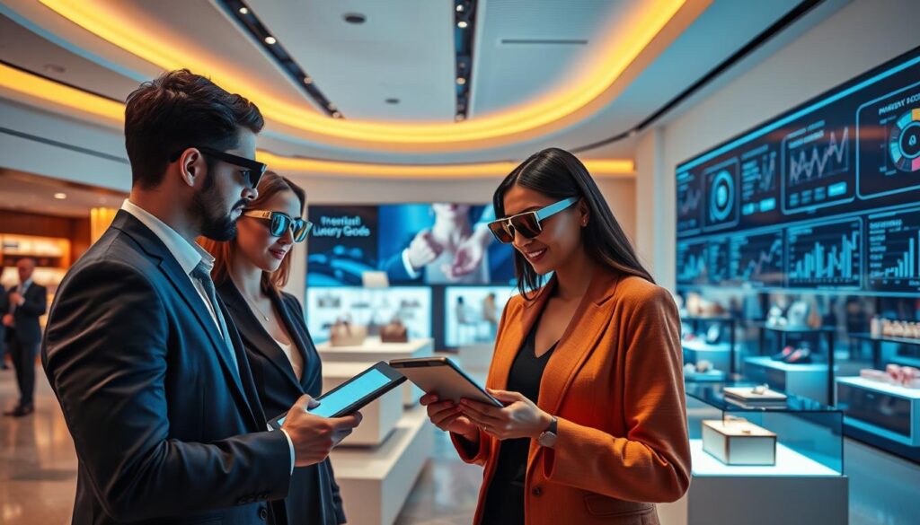 digitale Transformation Luxus und KI-Technologien im Premium-Segment