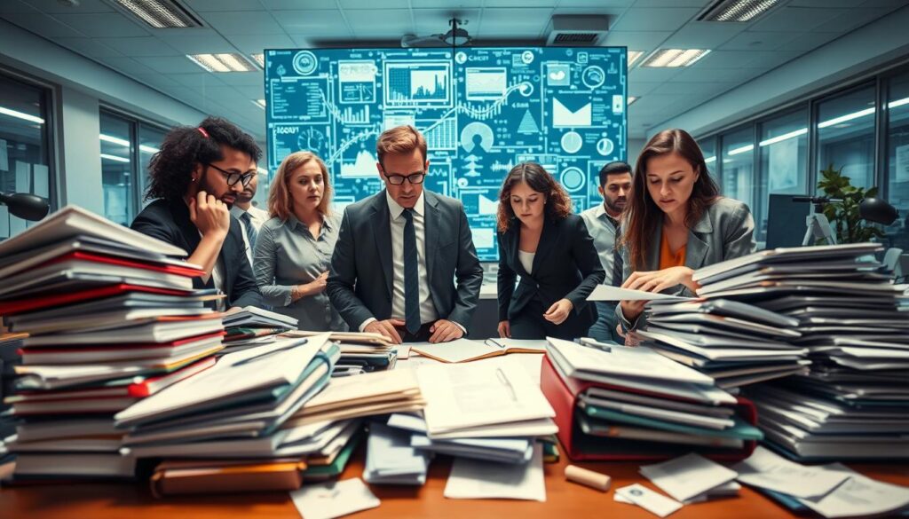 ineffiziente Informationssuche in modernen Unternehmen