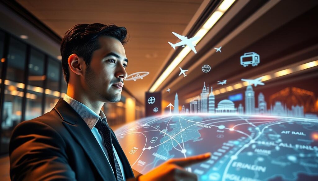 intelligente Reiseplanung Technologie