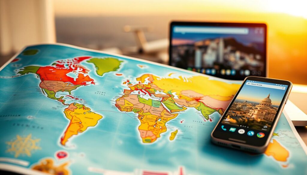 interaktive Reisekarten für Reiseplanung