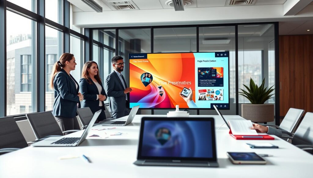 intuitive Präsentationstools mit Drag-and-Drop Funktionen