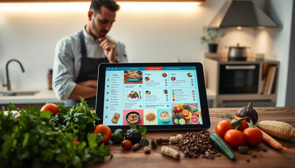 maßgeschneiderte Menüs basierend auf Geschmacksprofil KI