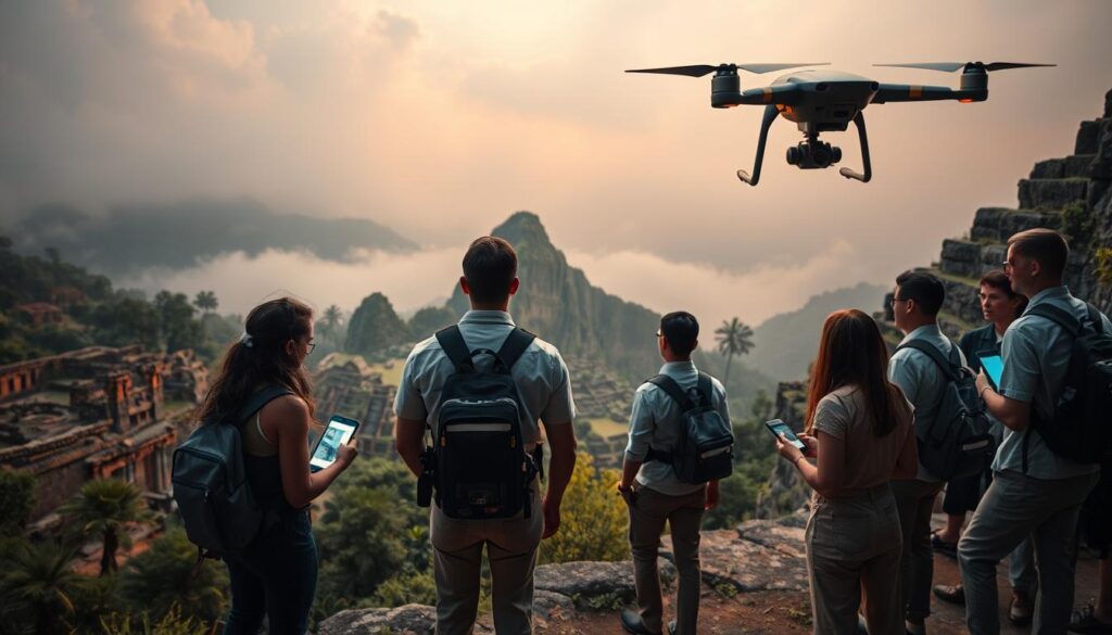 mystische Stätten und alte Zivilisationen erforschen mit moderner Technologie