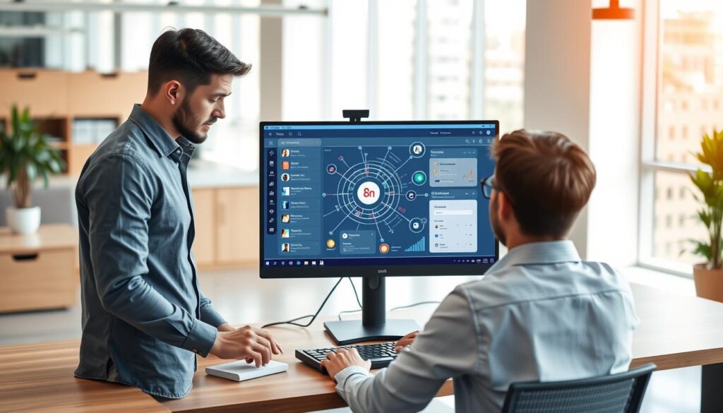 n8n Workflow-Automatisierung mit KI-Integration und benutzerfreundlicher Oberfläche