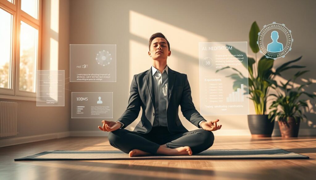 personalisierte Meditation durch KI-Technologie und Analyse des emotionalen Zustands