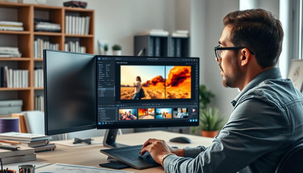promptbasierte Bildbearbeitung in Adobe Photoshop mit generativer KI