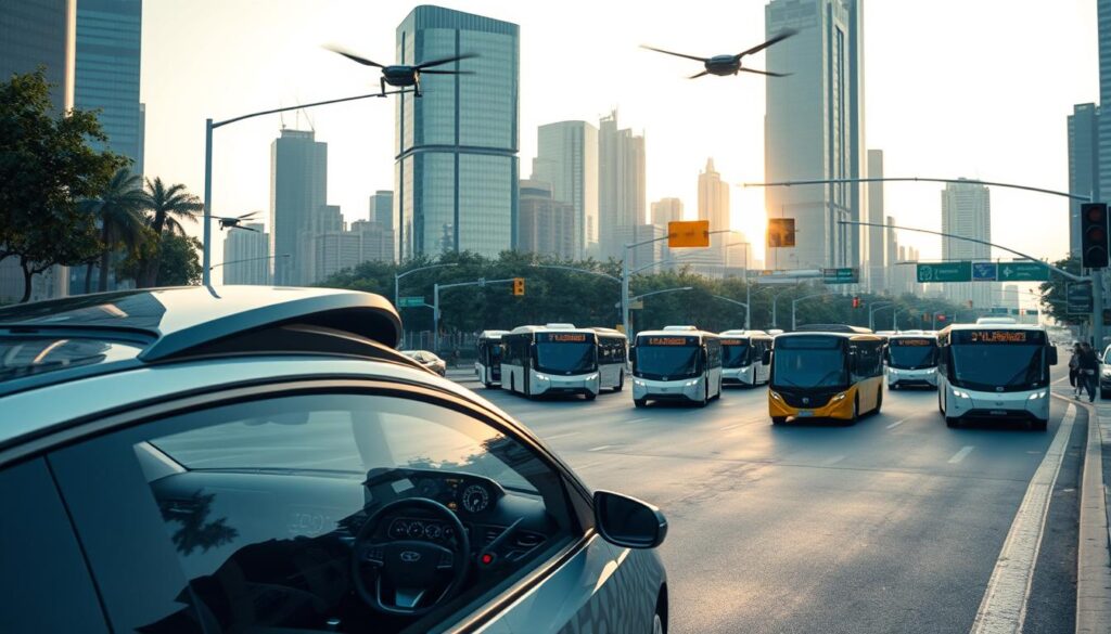 selbstfahrende Fahrzeuge und autonomes Fahren Technologie