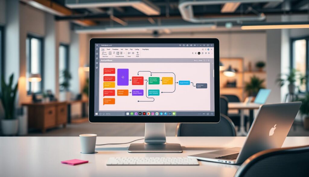 visueller Workflow-Builder von Make Benutzeroberfläche