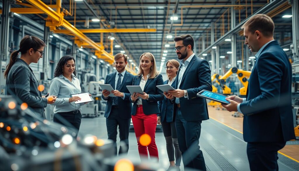 5G-Technologie und mobile Kommunikation in der Industrie