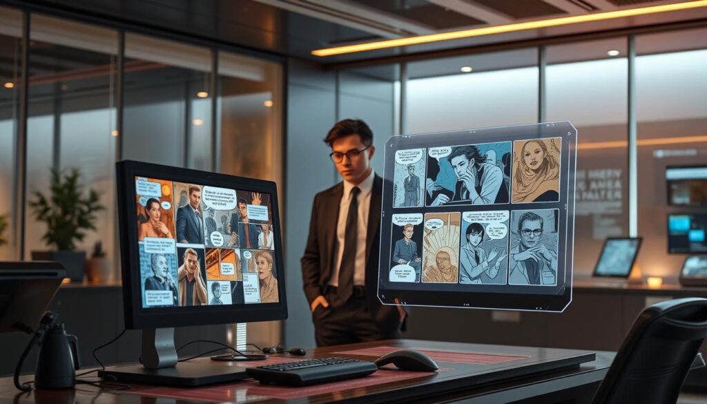 AI Story Generator mit intelligenter Bildgenerierung für Comics