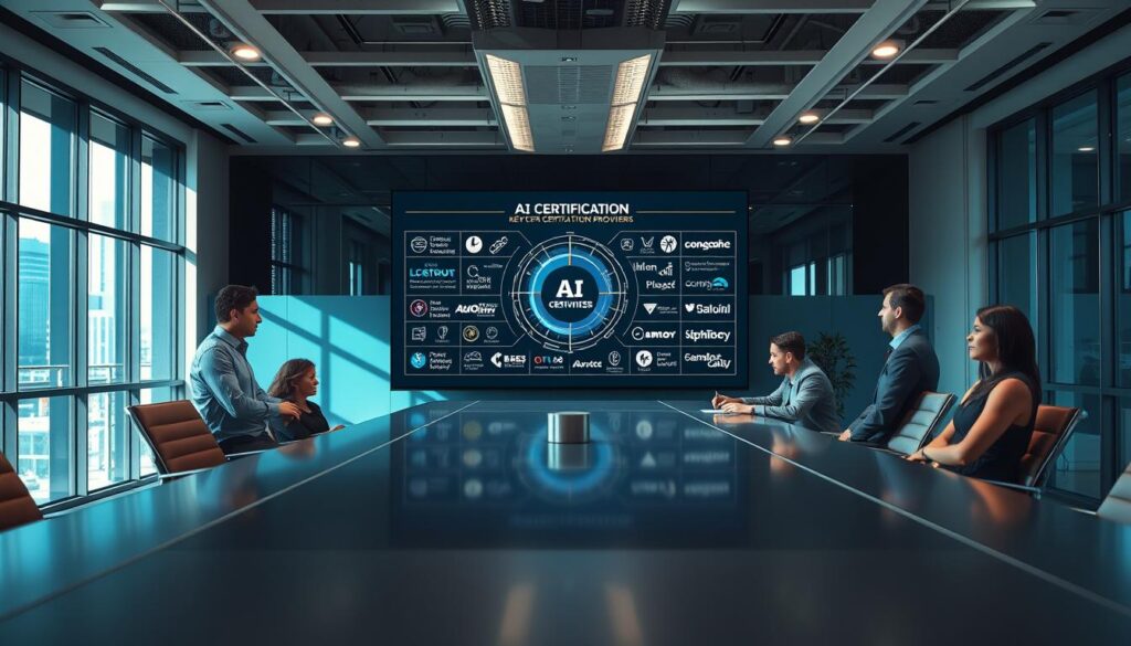 AI Zertifizierung Überblick verschiedener Anbieter