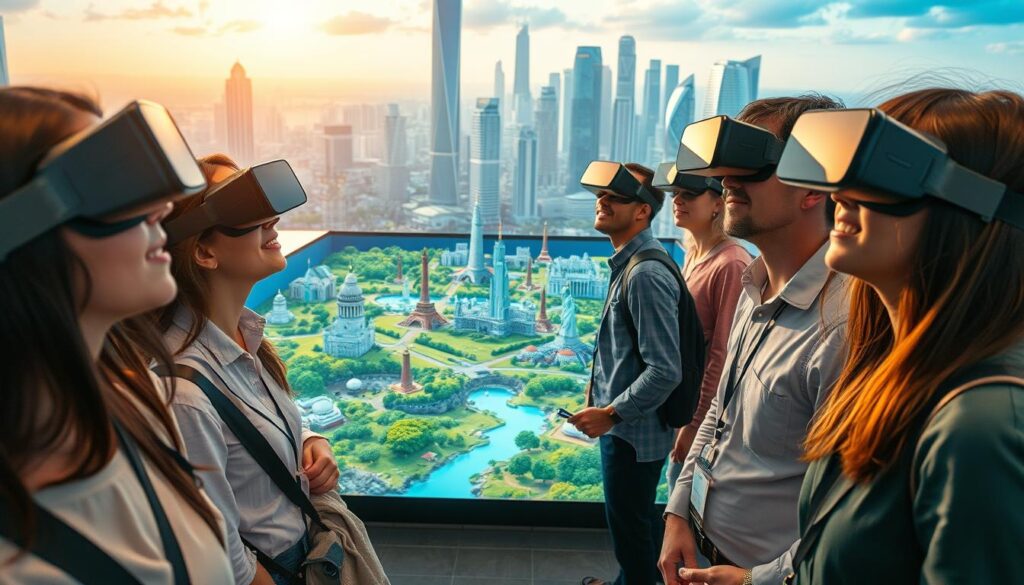 AR VR Tourismus und Virtual Reality Touristenattraktionen