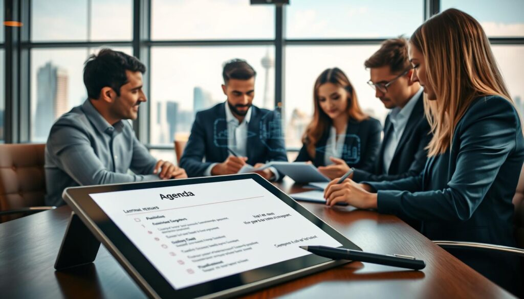 Agenda Erstellung KI und Meeting Vorbereitung