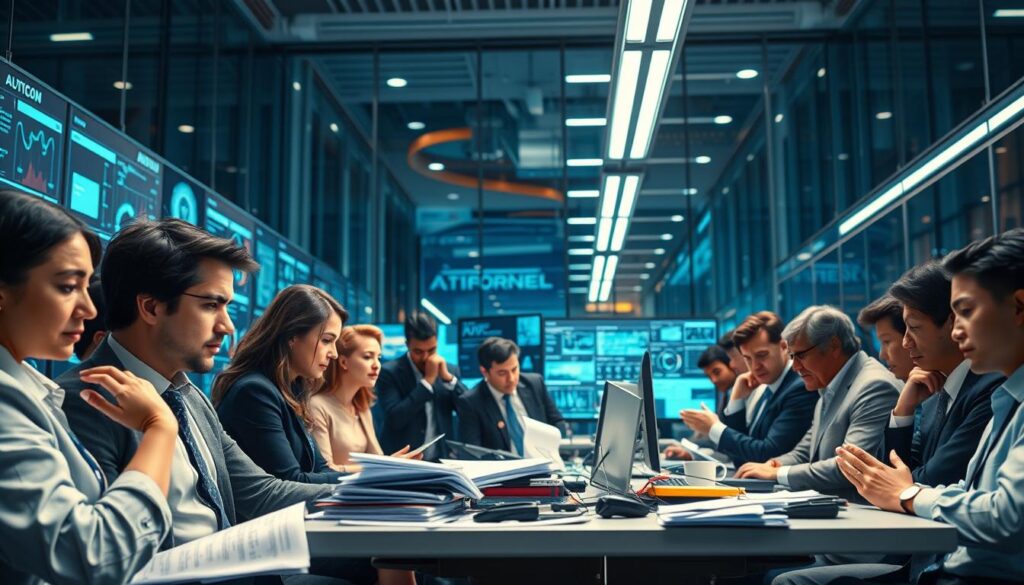 Arbeitsverdichtung und KI-Integration Herausforderungen in modernen Unternehmen