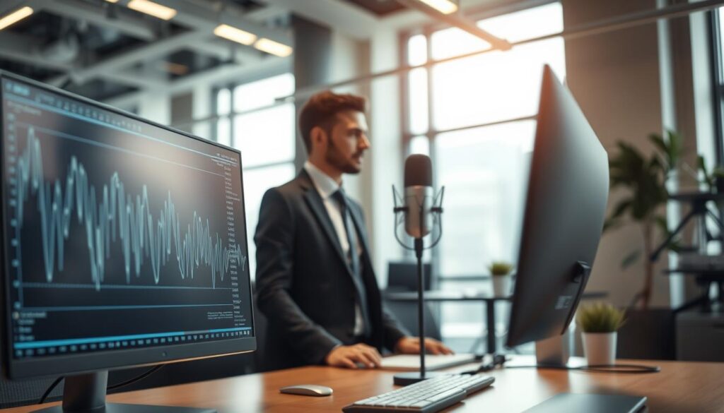 Automatische Datenerfassung durch KI Speech-to-Text Technologie