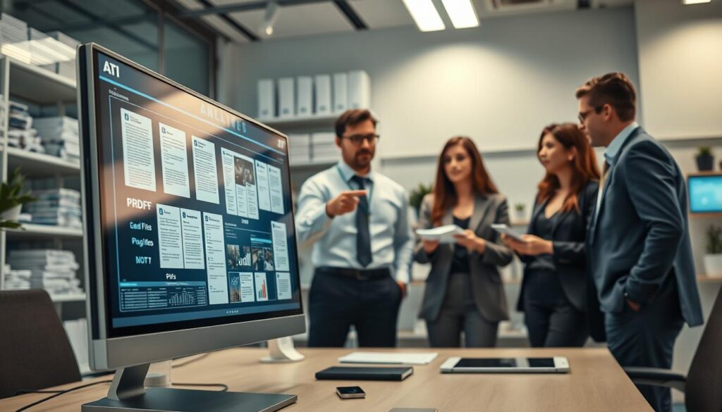 Automatische Dokumentenanalyse mit KI-Verarbeitung verschiedener Dateiformate