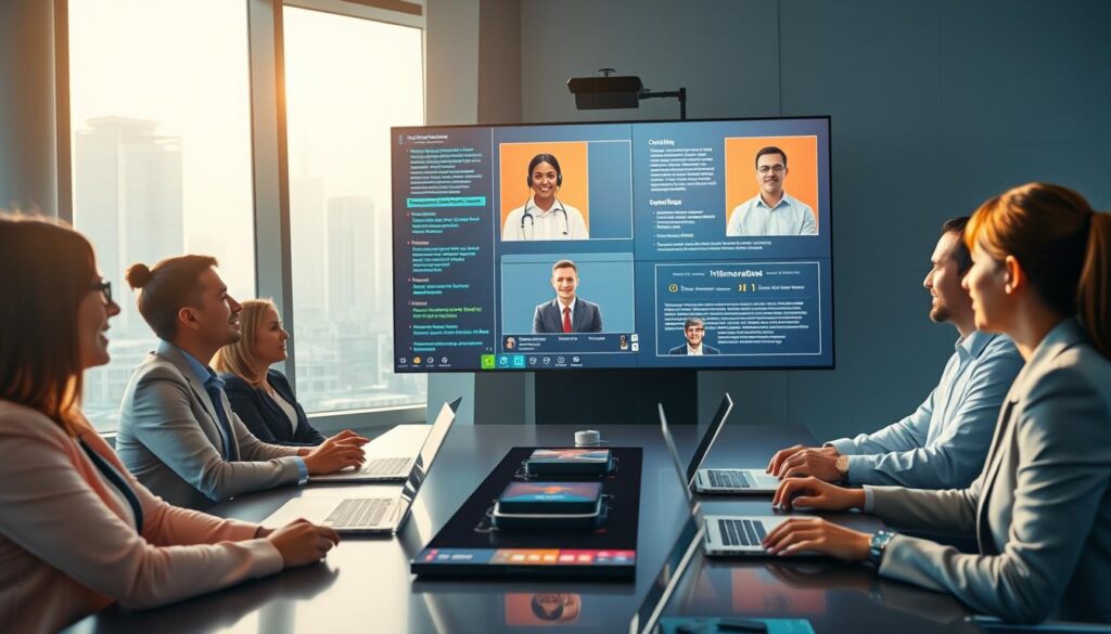 Automatische Transkription und Sprechererkennung in virtuellen Meetings