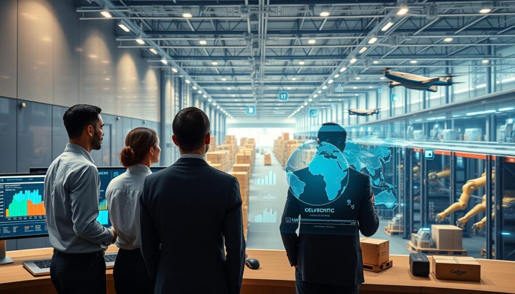 Automatisierung Lieferkette und digitale Transformation