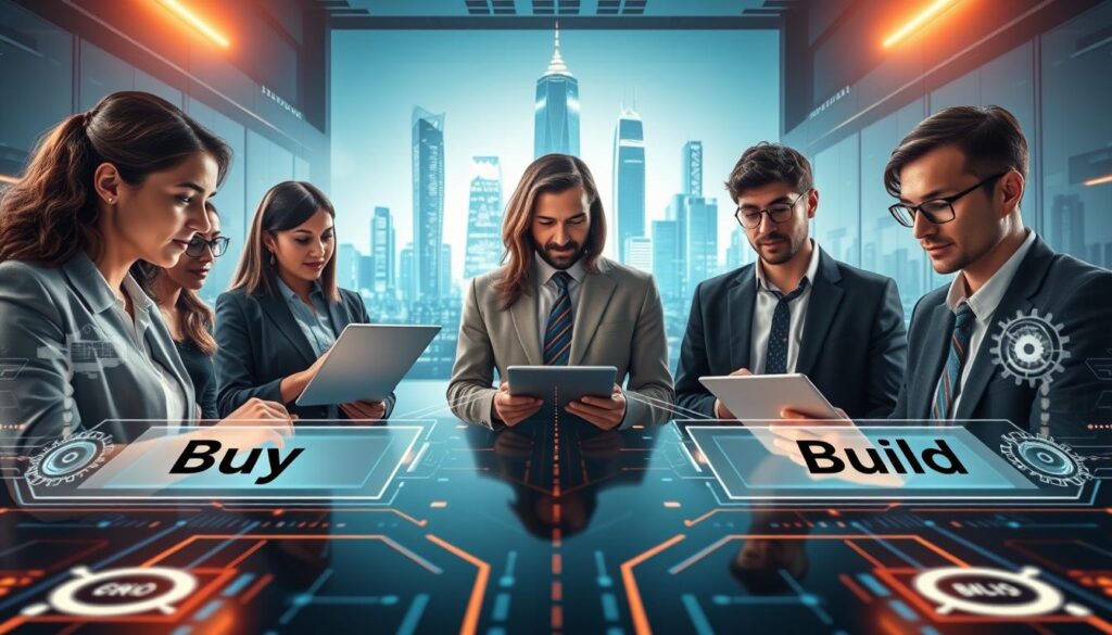 Buy vs Build KI Entscheidungsframework für Finanzsektor
