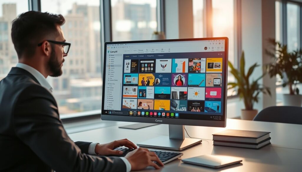 Canva AI Design-Vorlagen und Bearbeitungsflexibilität mit Drag-and-Drop