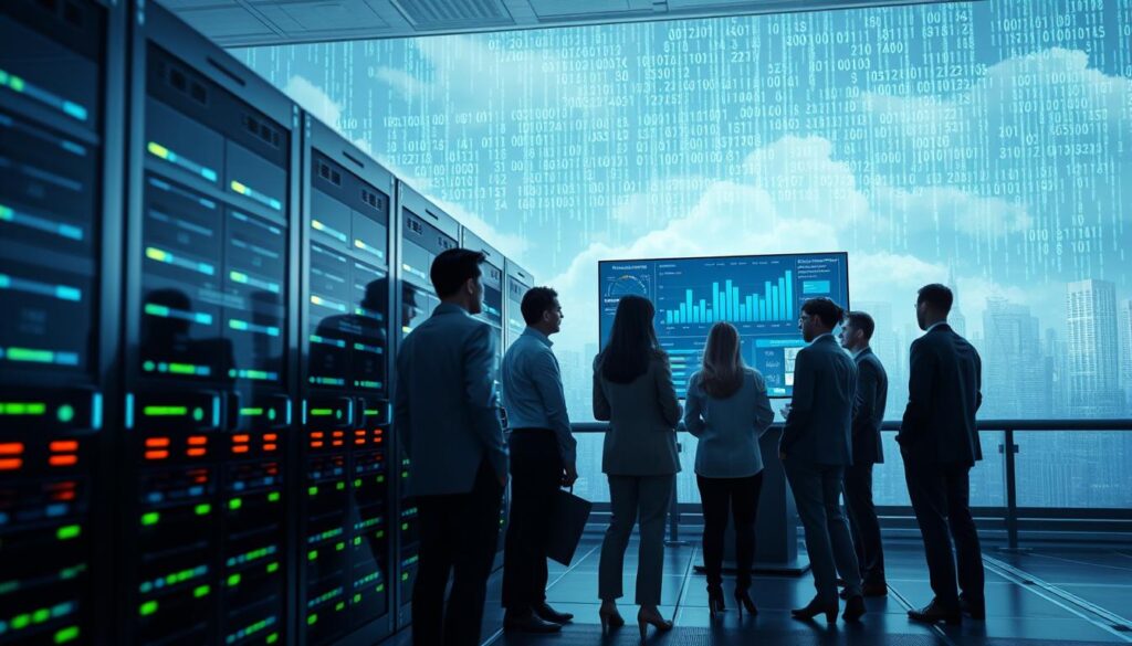 Cloud-Technologie und Datenmanagement Ökosystem