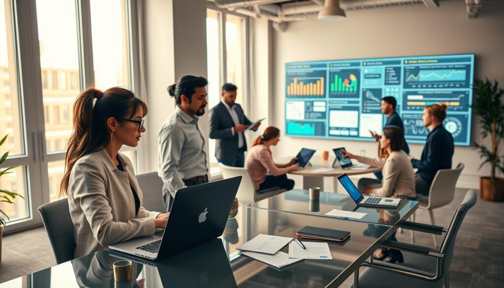 Content-Erstellung KI und digitale Berater in Aktion