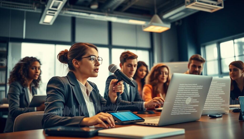 Content-Erstellung mit Voice-to-Text und Sprachdiktat Content-Erstellung mit Voice-to-Text und Sprachdiktat