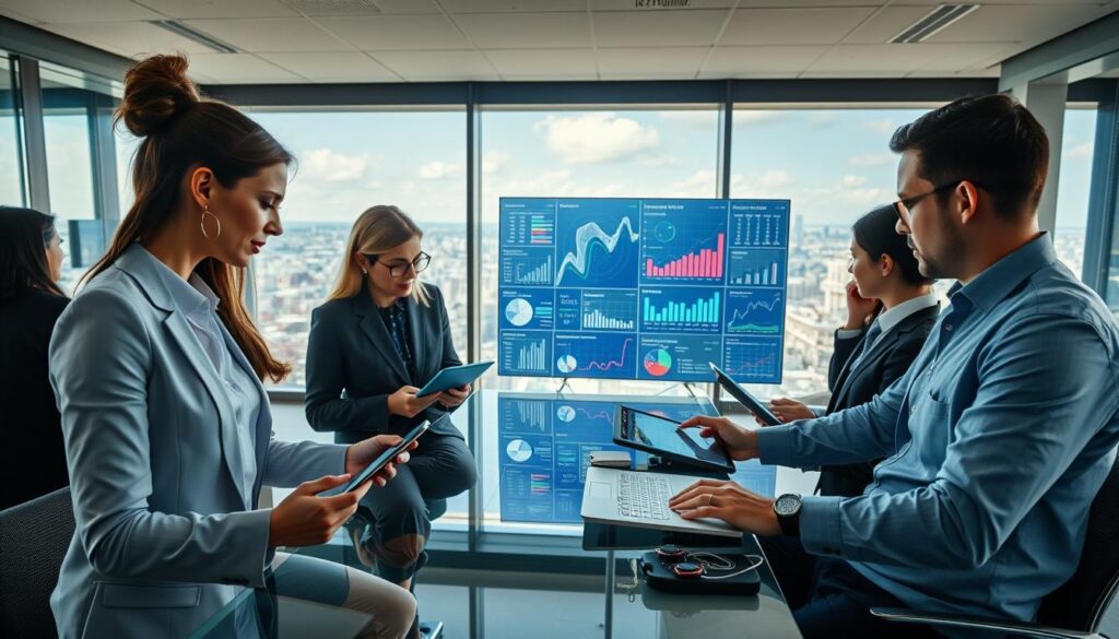 Datenanalyse KI und intelligente Entscheidungsfindung im Büroalltag