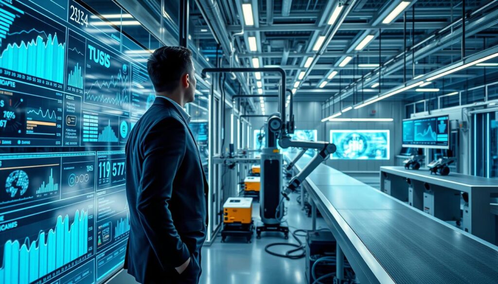 Datenerfassung und -analyse in der intelligenten Fabrik