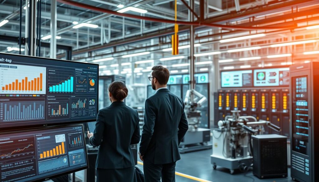Dateninfrastruktur Produktion mit MES Integration und ERP Integration KI