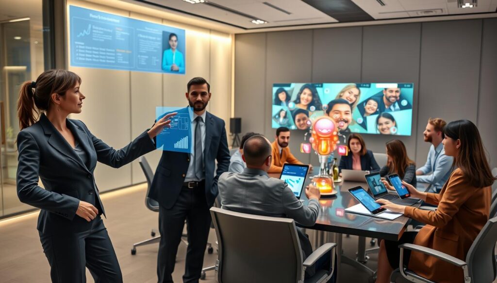 Digitale Repräsentanten in virtuellen Meetings mit KI-Avataren