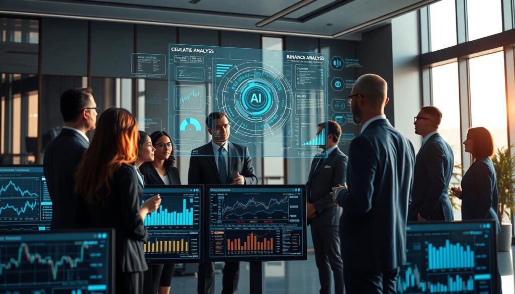 Digitale Transformation Finanzwelt mit KI-Technologien