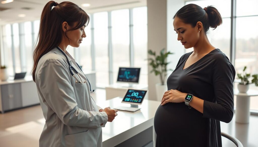 Digitale Transformation Kliniken Schwangerschaftsvorsorge mit Wearables und Sensoren