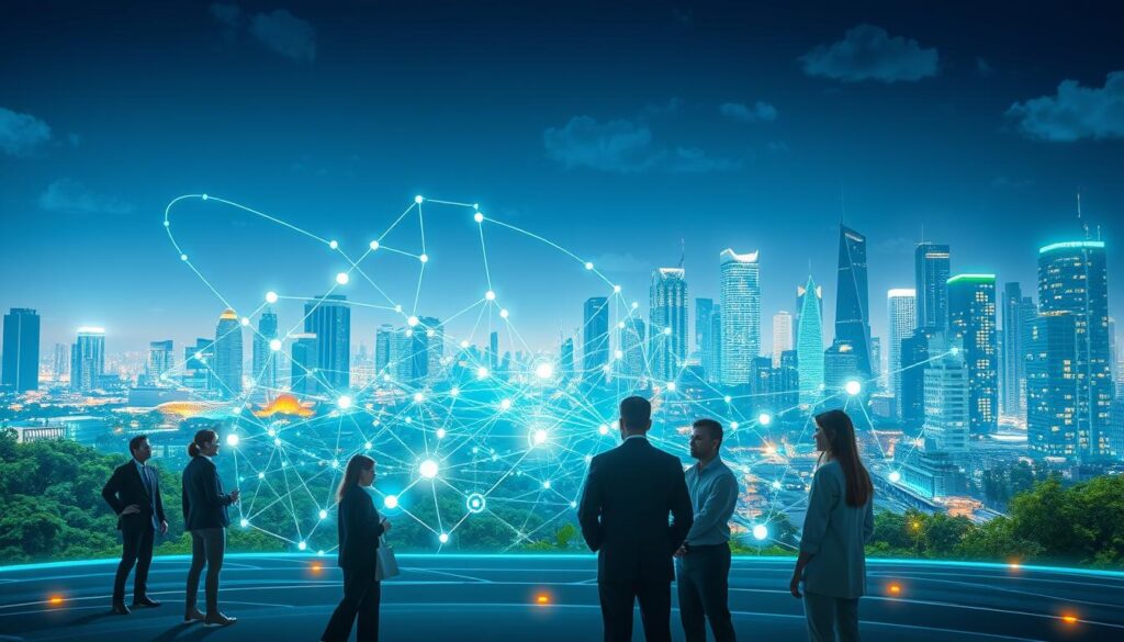 Digitale Transformation Netzwerke intelligentes Ökosystem