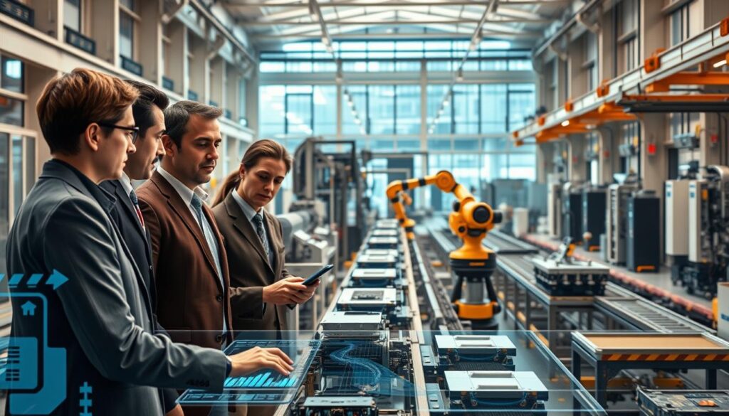 Digitale Zwillinge in der Fertigungsindustrie und Produktionslinien