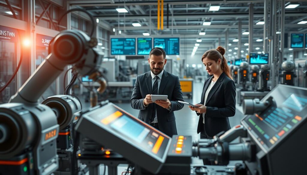 Digitale Zwillinge in der Produktionssimulation