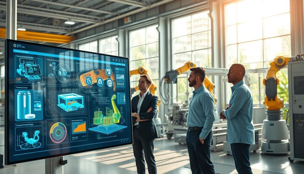 Digitale Zwillinge in der intelligenten Fabrikproduktion