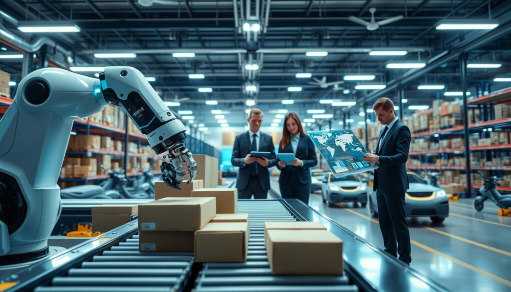 Digitalisierung Logistik und intelligente Automatisierung