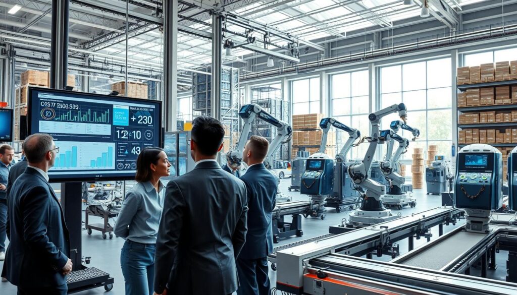 Digitalisierung und Vernetzung in der intelligenten Fabrik