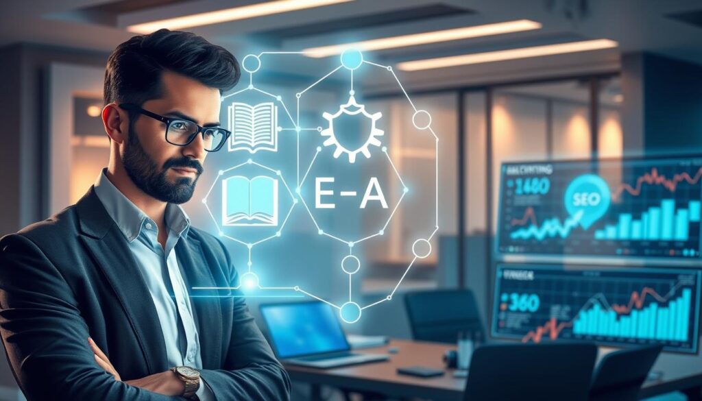 E-E-A-T Prinzipien für KI-optimierte Inhalte und Vertrauenswürdigkeit SEO