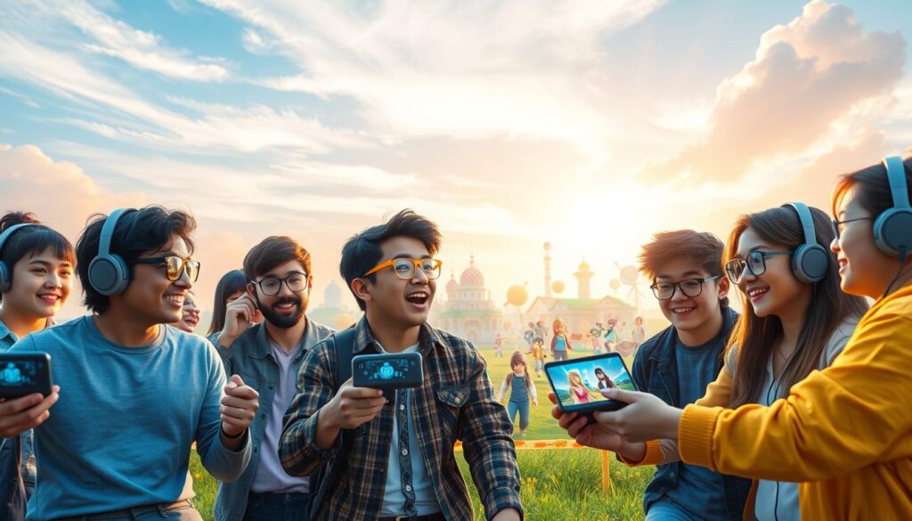 Echtzeit-Gaming-Kommunikation zwischen internationalen Spielern