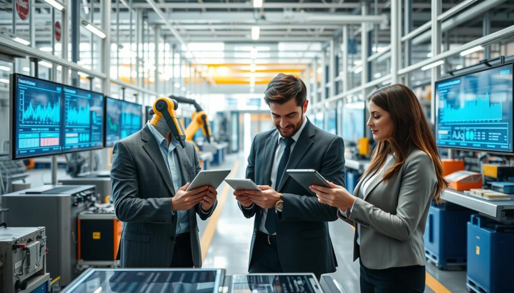 Effizienzsteigerung Produktion mit KI Datenanalyse