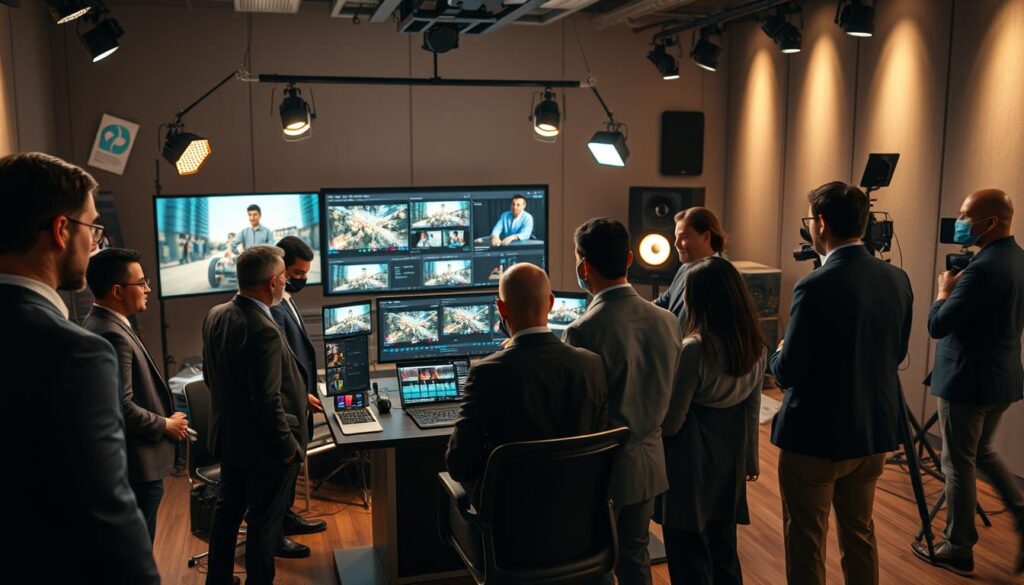 Filmproduktion KI in professionellen Studios