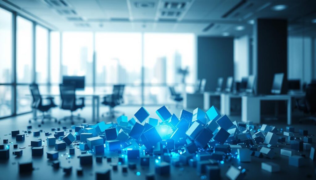 Fragmentierte Daten-Silos in Unternehmen und isolierte IT-Systeme