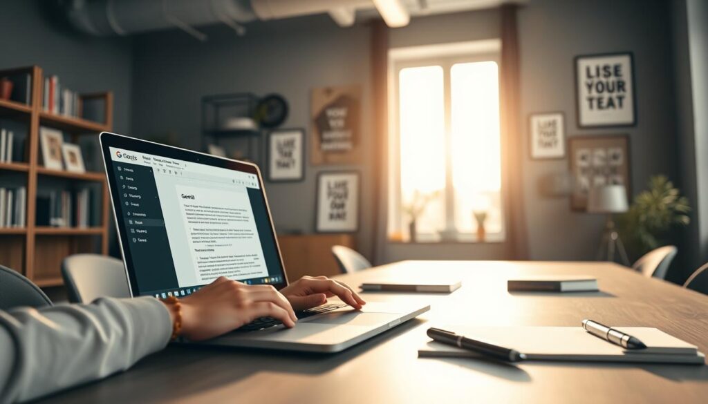 Gemini Google Docs Texterstellung mit KI