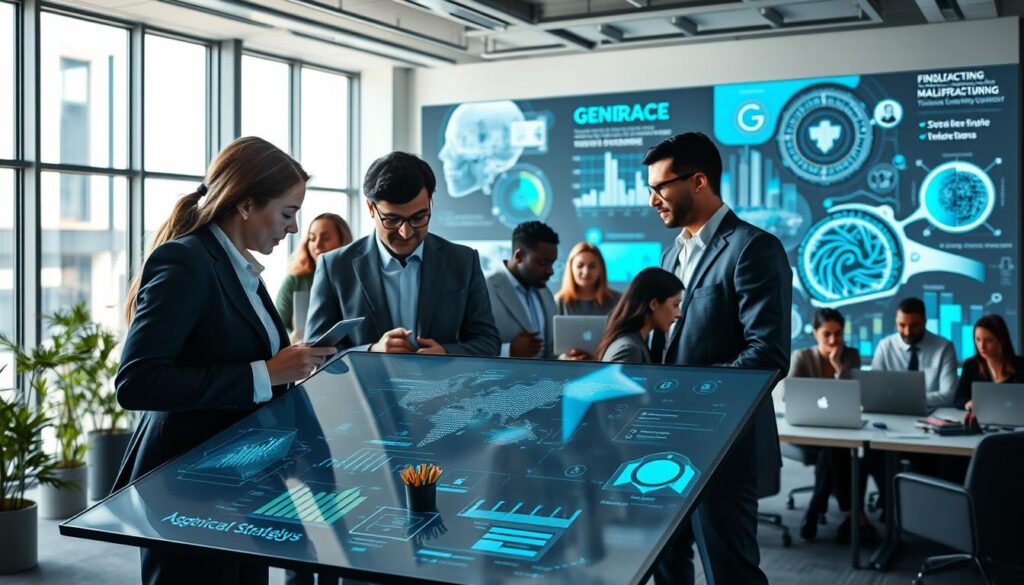 Generative KI-Tools in verschiedenen Wirtschaftsbereichen