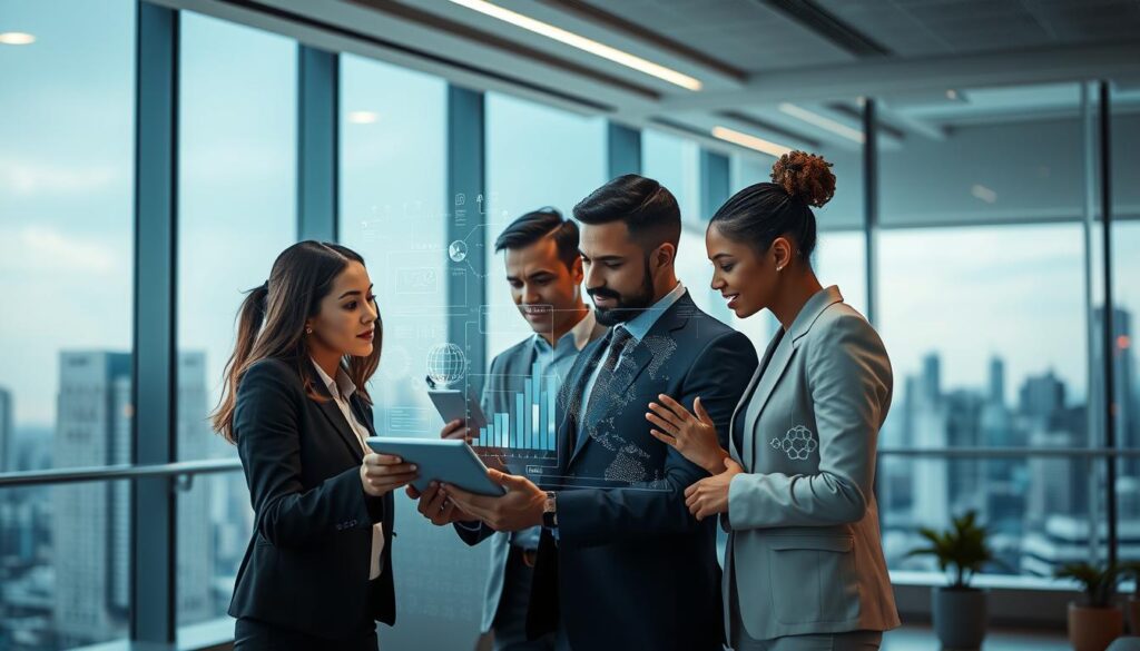 Geschäftsprozesse und KI-Integration für digitale Transformation