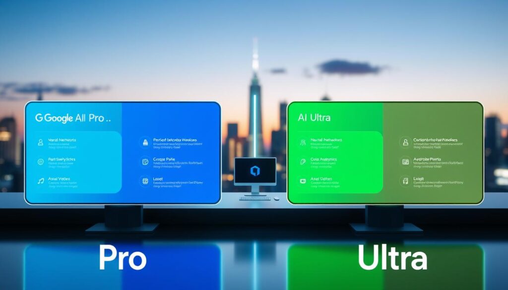 Google AI Pro und Google AI Ultra Pläne im Vergleich