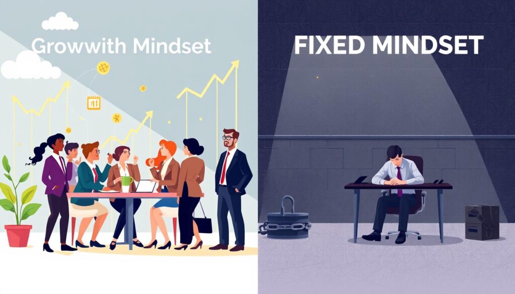 Growth Mindset vs Fixed Mindset Vergleich